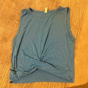 Blue Alo workout tank top. Worn a few times but has been washed